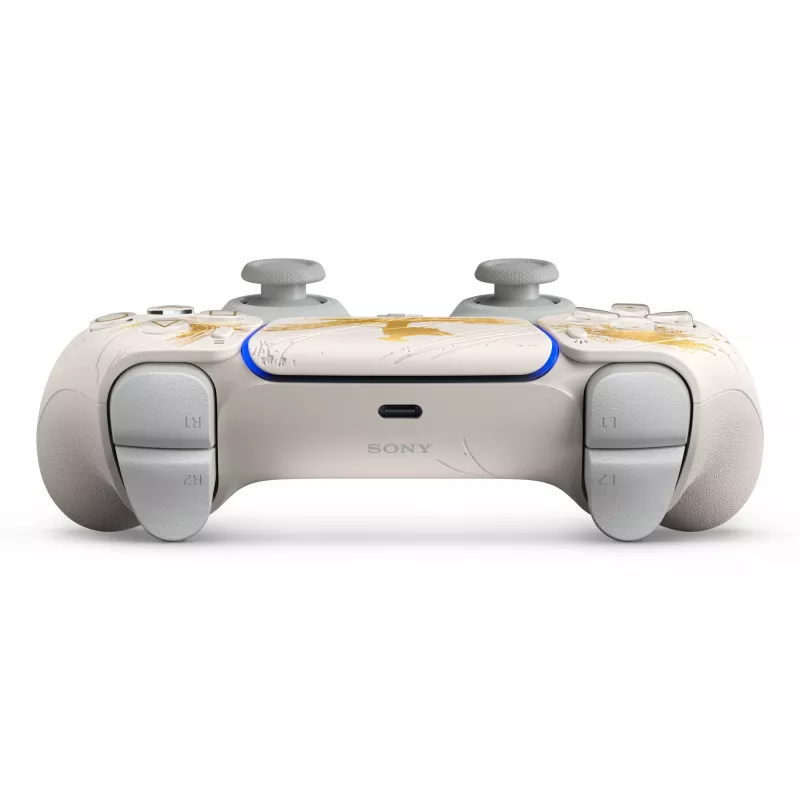 Sony DualSense bezvadu kontrolieris – Ghost of Yōtei zelta ierobežotā tirāža Zelts, Balts Bluetooth/USB spēļu kontrolieris Analogs / Ciparu Android, MAC, PC, PlayStation 5, iOS