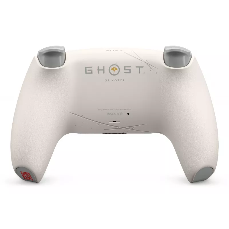 Sony DualSense bezvadu kontrolieris – Ghost of Yōtei zelta ierobežotā tirāža Zelts, Balts Bluetooth/USB spēļu kontrolieris Analogs / Ciparu Android, MAC, PC, PlayStation 5, iOS