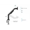 Multibrackets M VESA Gas Lift Arm galda vai sienas stiprinājums, pamata, melns, skava/caururbuma stiprinājums, 10 kg