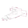 Projektora stiprinājums Multibrackets M Projector Mount Short Throw Deluxe 300-700 Medium pie sienas stiprināms 25 kg balts