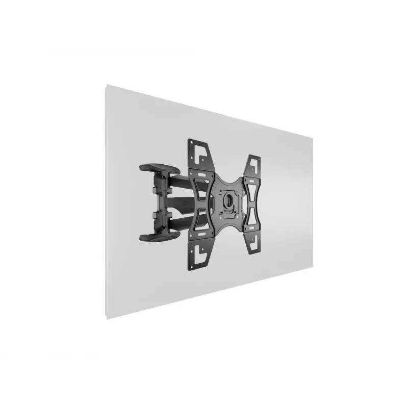 Staba stiprinājuma kronšteins MULTIBRACKETS M VESA Flexarm Full Motion Dual 400x400 40–70 collu ekrāniem, 45 kg, melns