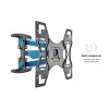 Staba stiprinājuma kronšteins MULTIBRACKETS M VESA Flexarm Full Motion Dual 400x400 40–70 collu ekrāniem, 45 kg, melns