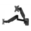 Multibrackets M Monitormount Wall Basic Dual 16 kg 17-32 collas Melns