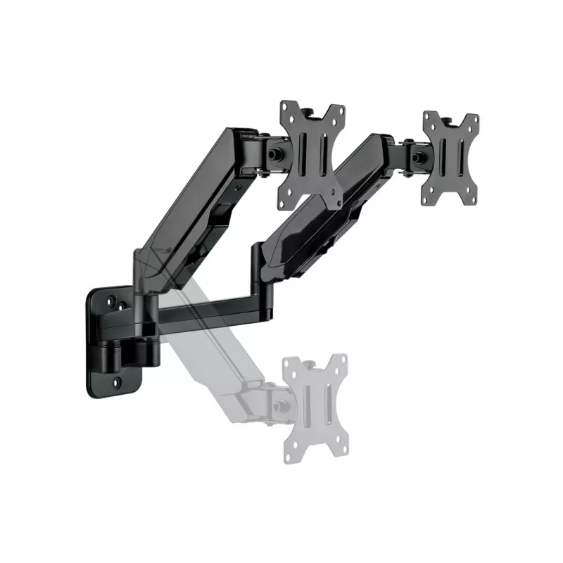 Multibrackets M Monitormount Wall Basic Dual 16 kg 17-32 collas Melns