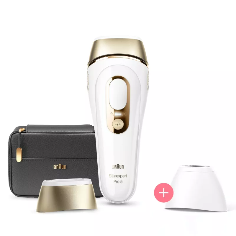 Braun Silk-expert Pro Silk·expert Pro 5 PL5140 Intensīvā pulsējošā gaisma (IPL) Zelts, Balts