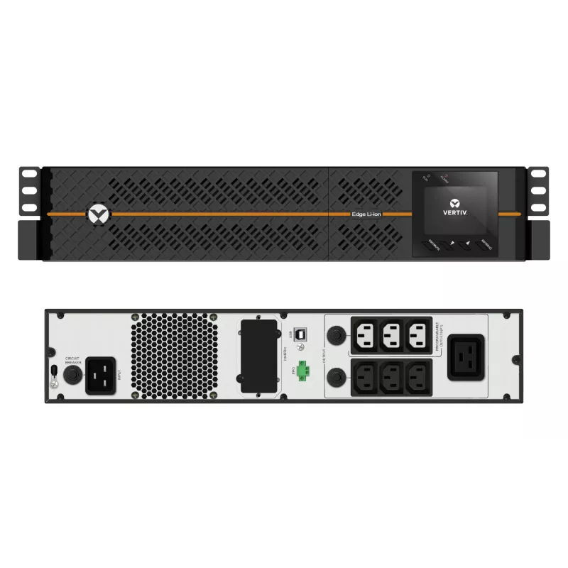Vertiv EDGELI-2200IRT2U nepārtrauktās barošanas avots (UPS) Line-Interactive 2,2 kVA 1980 W 6 maiņstrāvas izejas ligzdas
