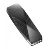 D-Link AX1800 Wi-Fi USB adapteris, bezvadu, USB, WLAN, Wi-Fi 6 (802.11ax), 1800 Mbit/s, melns