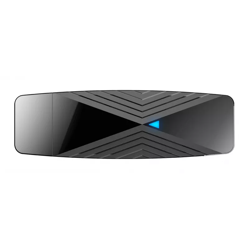 D-Link AX1800 Wi-Fi USB adapteris, bezvadu, USB, WLAN, Wi-Fi 6 (802.11ax), 1800 Mbit/s, melns