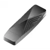 D-Link AX1800 Wi-Fi USB adapteris, bezvadu, USB, WLAN, Wi-Fi 6 (802.11ax), 1800 Mbit/s, melns