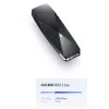 D-Link AX1800 Wi-Fi USB adapteris, bezvadu, USB, WLAN, Wi-Fi 6 (802.11ax), 1800 Mbit/s, melns