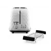 De’Longhi CTJ 2103.W tosteris 2 šķēlēm 900 W Melns, Balts