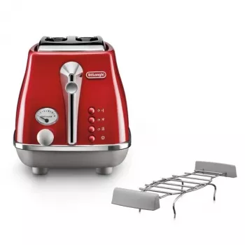 De’Longhi Icona Capitals 6 2 šķēles 900 W Sarkans