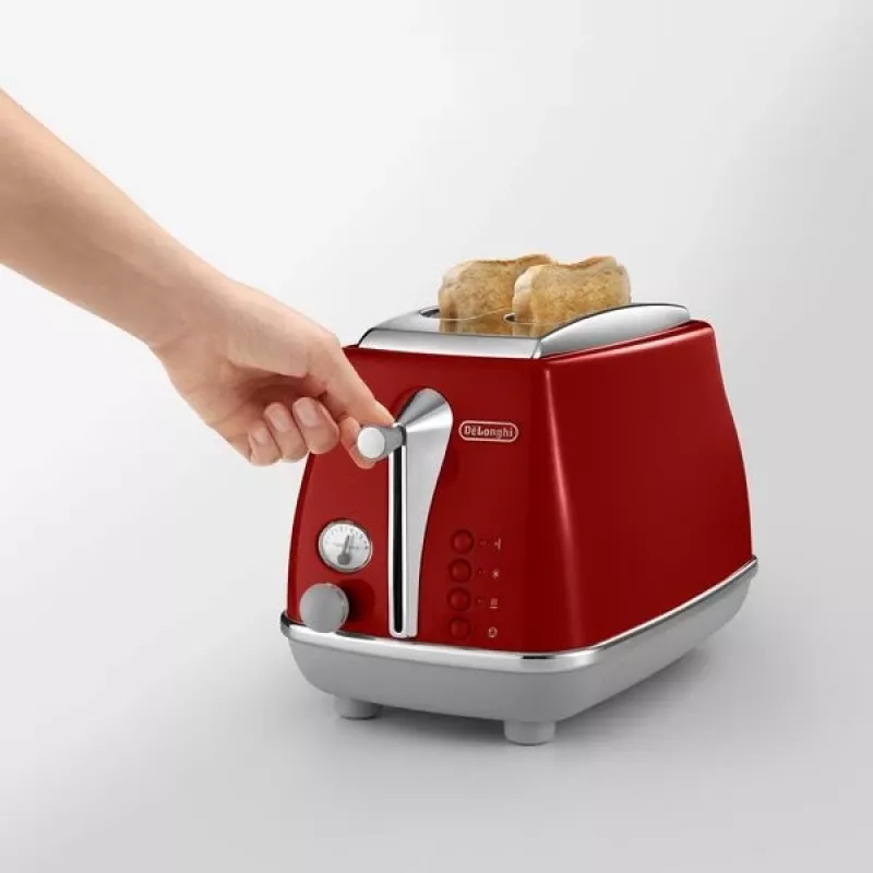 De’Longhi Icona Capitals 6 2 šķēles 900 W Sarkans