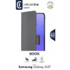 Cellularline BOOK 3 – Galaxy A37 grāmatveida maciņš ar magnētisku aizdari, kartes kabatiņu un vieglu kartes izņemšanu. Aizsargā tālruni, nebloķējot pogas un pieslēgvietas.