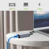 Techly IDATA USB-ETGIGA-AA klēpjdatora dokstacija/pieslēgvietu atkārtotājs ar vadu USB 3.2 Gen 1 (3.1 Gen 1) Type-A melns, sudraba