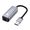 Techly IDATA USB-ETGIGA-AA klēpjdatora dokstacija/pieslēgvietu atkārtotājs ar vadu USB 3.2 Gen 1 (3.1 Gen 1) Type-A melns, sudraba