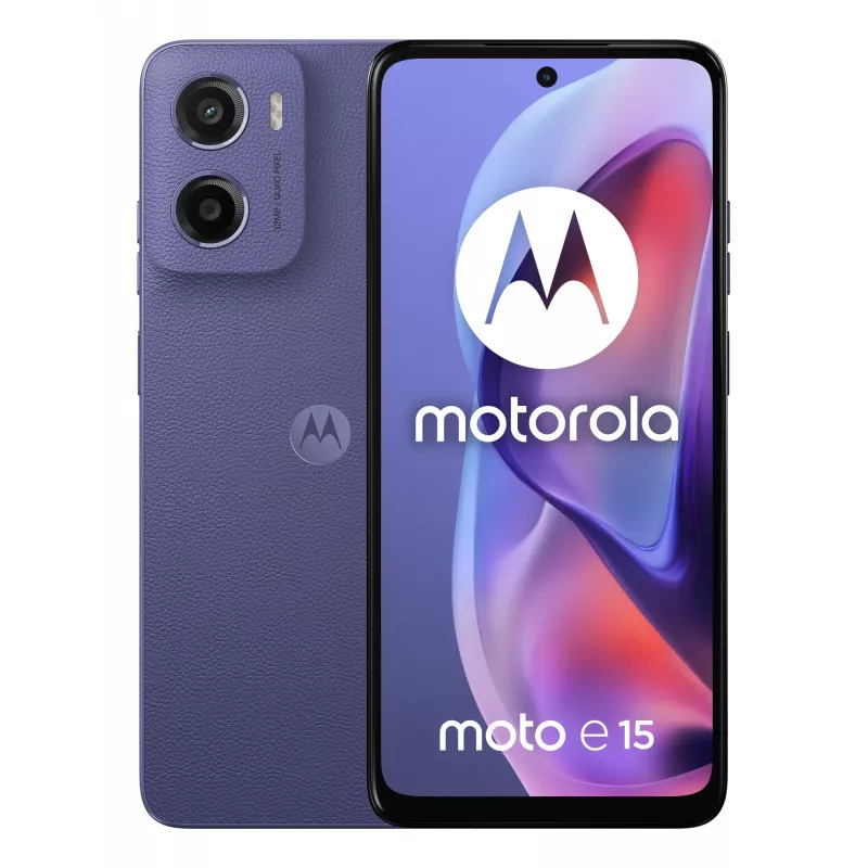 Motorola moto e15 16.9 cm (6.67 collu) Dual SIM Android 14 Go edition 4G USB Type-C 2 GB 64 GB 5200 mAh Lavanda
