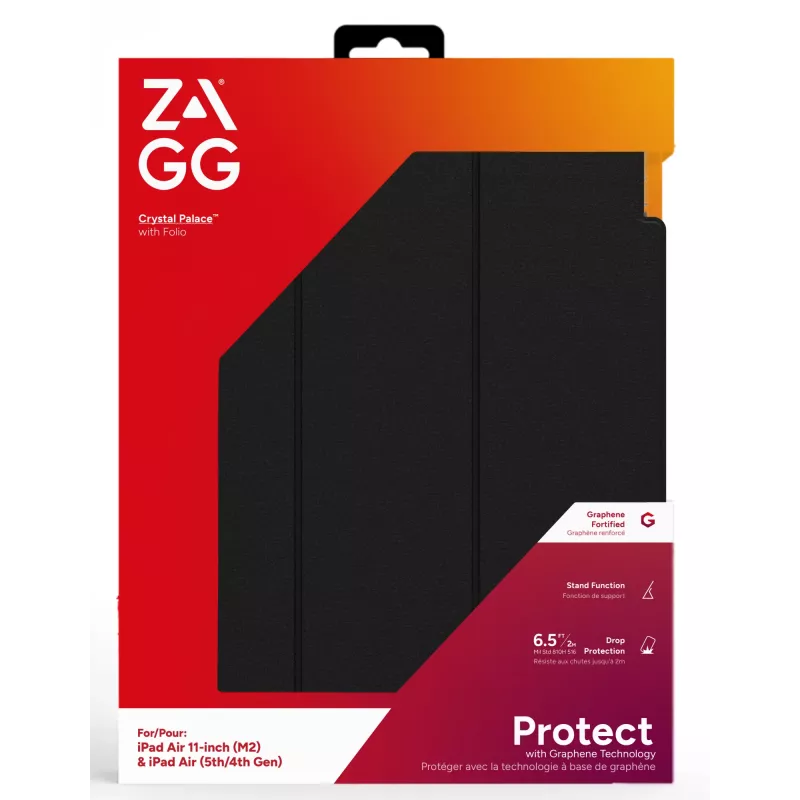 ZAGG Crystal Palace Folio 27.9 cm (11 collu) Caurspīdīgs