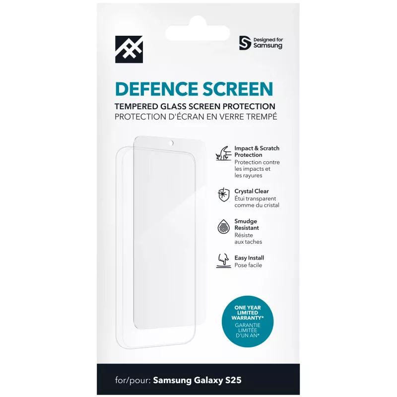 IFROGZ Defence Glass Clear ekrāna aizsargs Samsung 1 gab.
