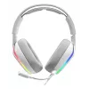 Glorious Gaming Glorious GHS Eternal RGB – stereo RGB spēļu austiņas datoram, PS5, PS4, Switch – īpaši noregulēti leņķotie draiveri, regulējams kristāldzidrs noņemams mikrofons, USB-C – izturīgas, komforts visai dienai/naktij – balta