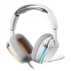 Glorious Gaming Glorious GHS Eternal RGB – stereo RGB spēļu austiņas datoram, PS5, PS4, Switch – īpaši noregulēti leņķotie draiveri, regulējams kristāldzidrs noņemams mikrofons, USB-C – izturīgas, komforts visai dienai/naktij – balta