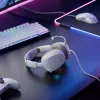 Glorious Gaming Glorious GHS Eternal RGB – stereo RGB spēļu austiņas datoram, PS5, PS4, Switch – īpaši noregulēti leņķotie draiveri, regulējams kristāldzidrs noņemams mikrofons, USB-C – izturīgas, komforts visai dienai/naktij – balta
