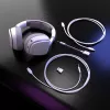 Glorious Gaming Glorious GHS Eternal RGB – stereo RGB spēļu austiņas datoram, PS5, PS4, Switch – īpaši noregulēti leņķotie draiveri, regulējams kristāldzidrs noņemams mikrofons, USB-C – izturīgas, komforts visai dienai/naktij – balta