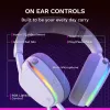 Glorious Gaming Glorious GHS Eternal RGB – stereo RGB spēļu austiņas datoram, PS5, PS4, Switch – īpaši noregulēti leņķotie draiveri, regulējams kristāldzidrs noņemams mikrofons, USB-C – izturīgas, komforts visai dienai/naktij – balta