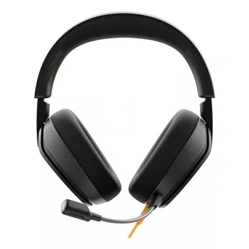 Glorious Gaming Glorious GHS Eternal - Stereo spēļu austiņas priekš PC, PS5, PS4, Xbox, Switch - Pielāgoti regulēti leņķveida draiveri, regulējams kristāldzidrs noņemams mikrofons, 3,5 mm - Izturīgas, komforts visai dienai/naktij - Melns