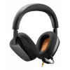 Glorious Gaming Glorious GHS Eternal - Stereo spēļu austiņas priekš PC, PS5, PS4, Xbox, Switch - Pielāgoti regulēti leņķveida draiveri, regulējams kristāldzidrs noņemams mikrofons, 3,5 mm - Izturīgas, komforts visai dienai/naktij - Melns