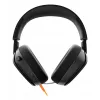 Glorious Gaming Glorious GHS Eternal - Stereo spēļu austiņas priekš PC, PS5, PS4, Xbox, Switch - Pielāgoti regulēti leņķveida draiveri, regulējams kristāldzidrs noņemams mikrofons, 3,5 mm - Izturīgas, komforts visai dienai/naktij - Melns