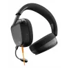 Glorious Gaming Glorious GHS Eternal - Stereo spēļu austiņas priekš PC, PS5, PS4, Xbox, Switch - Pielāgoti regulēti leņķveida draiveri, regulējams kristāldzidrs noņemams mikrofons, 3,5 mm - Izturīgas, komforts visai dienai/naktij - Melns