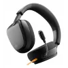 Glorious Gaming Glorious GHS Eternal - Stereo spēļu austiņas priekš PC, PS5, PS4, Xbox, Switch - Pielāgoti regulēti leņķveida draiveri, regulējams kristāldzidrs noņemams mikrofons, 3,5 mm - Izturīgas, komforts visai dienai/naktij - Melns