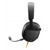 Glorious Gaming Glorious GHS Eternal - Stereo spēļu austiņas priekš PC, PS5, PS4, Xbox, Switch - Pielāgoti regulēti leņķveida draiveri, regulējams kristāldzidrs noņemams mikrofons, 3,5 mm - Izturīgas, komforts visai dienai/naktij - Melns