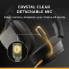 Glorious Gaming Glorious GHS Eternal - Stereo spēļu austiņas priekš PC, PS5, PS4, Xbox, Switch - Pielāgoti regulēti leņķveida draiveri, regulējams kristāldzidrs noņemams mikrofons, 3,5 mm - Izturīgas, komforts visai dienai/naktij - Melns
