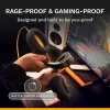 Glorious Gaming Glorious GHS Eternal - Stereo spēļu austiņas priekš PC, PS5, PS4, Xbox, Switch - Pielāgoti regulēti leņķveida draiveri, regulējams kristāldzidrs noņemams mikrofons, 3,5 mm - Izturīgas, komforts visai dienai/naktij - Melns