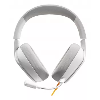 Glorious Gaming Glorious GHS Eternal - Stereo Gaming Headset priekš PC, PS5, PS4, Xbox, Switch - Īpaši pielāgoti leņķveida draiveri, regulējams kristāldzidrs noņemams mikrofons, 3.5mm - Izturīgs, visas dienas/nakts komforts - Balts