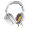 Glorious Gaming Glorious GHS Eternal - Stereo Gaming Headset priekš PC, PS5, PS4, Xbox, Switch - Īpaši pielāgoti leņķveida draiveri, regulējams kristāldzidrs noņemams mikrofons, 3.5mm - Izturīgs, visas dienas/nakts komforts - Balts