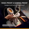 Glorious Gaming Glorious GHS Eternal - Stereo Gaming Headset priekš PC, PS5, PS4, Xbox, Switch - Īpaši pielāgoti leņķveida draiveri, regulējams kristāldzidrs noņemams mikrofons, 3.5mm - Izturīgs, visas dienas/nakts komforts - Balts