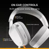 Glorious Gaming Glorious GHS Eternal - Stereo Gaming Headset priekš PC, PS5, PS4, Xbox, Switch - Īpaši pielāgoti leņķveida draiveri, regulējams kristāldzidrs noņemams mikrofons, 3.5mm - Izturīgs, visas dienas/nakts komforts - Balts