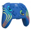 Vadu un bezvadu spēļu kontrolieris Turtle Beach Afterglow Wave Blue priekš Nintendo Switch 2 — Bluetooth/USB-C, RGB, Iebūvēta 20 h baterija, 3 m kabelis