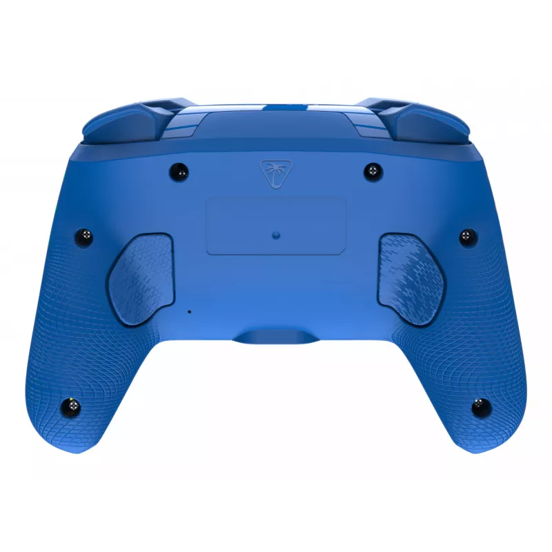 Vadu un bezvadu spēļu kontrolieris Turtle Beach Afterglow Wave Blue priekš Nintendo Switch 2 — Bluetooth/USB-C, RGB, Iebūvēta 20 h baterija, 3 m kabelis