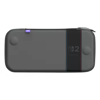 Ceļojumu futrālis Turtle Beach PlayTrek plāns Case Nintendo Switch 2 — Ogļu melns, 290×58×145 mm