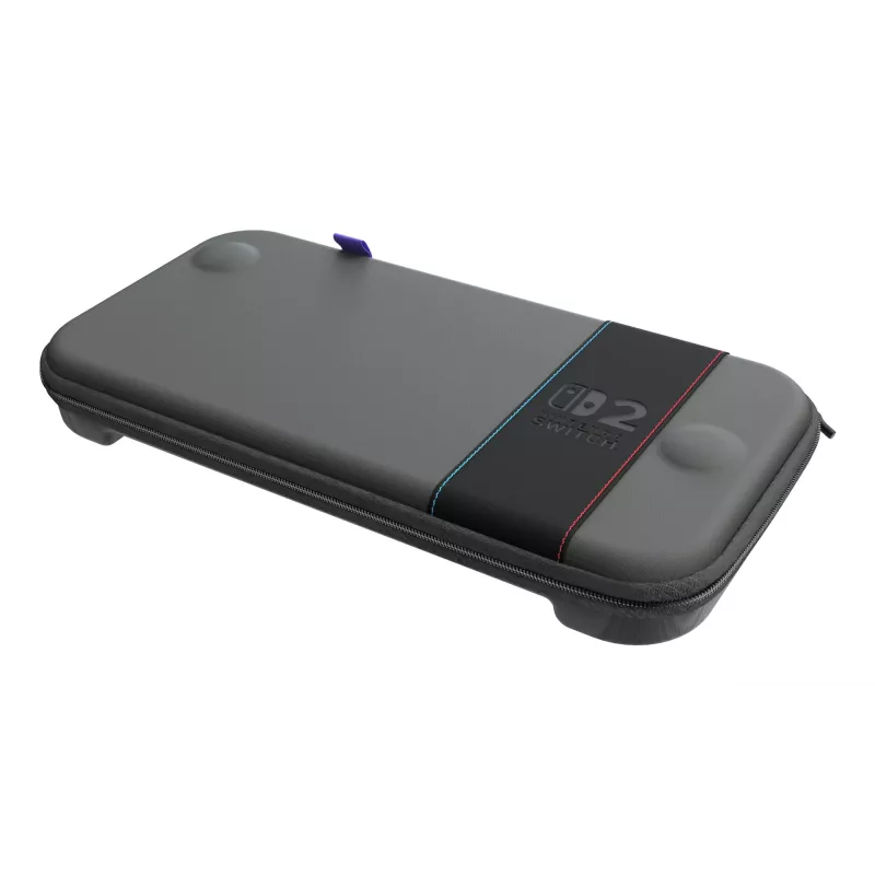 Ceļojumu futrālis Turtle Beach PlayTrek plāns Case Nintendo Switch 2 — Ogļu melns, 290×58×145 mm