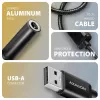 Axagon ADA-HA USB-A uz 3,5 mm ligzdu Hi-Res DAC audio adapteris, 384kHz/32bit, Stereo