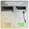 Axagon ADA-HA USB-A uz 3,5 mm ligzdu Hi-Res DAC audio adapteris, 384kHz/32bit, Stereo