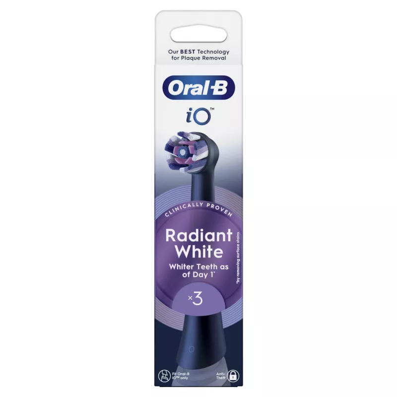 Oral-B 80782595 zobu birstes galviņa 3 gab. Melna
