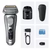 Folijas skuveklis Braun Series 9 Pro+ 9667CC sudrabots, nerūsējošais tērauds