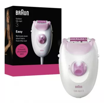 Braun Silk-epil 3-000 20 pincetes Rozā