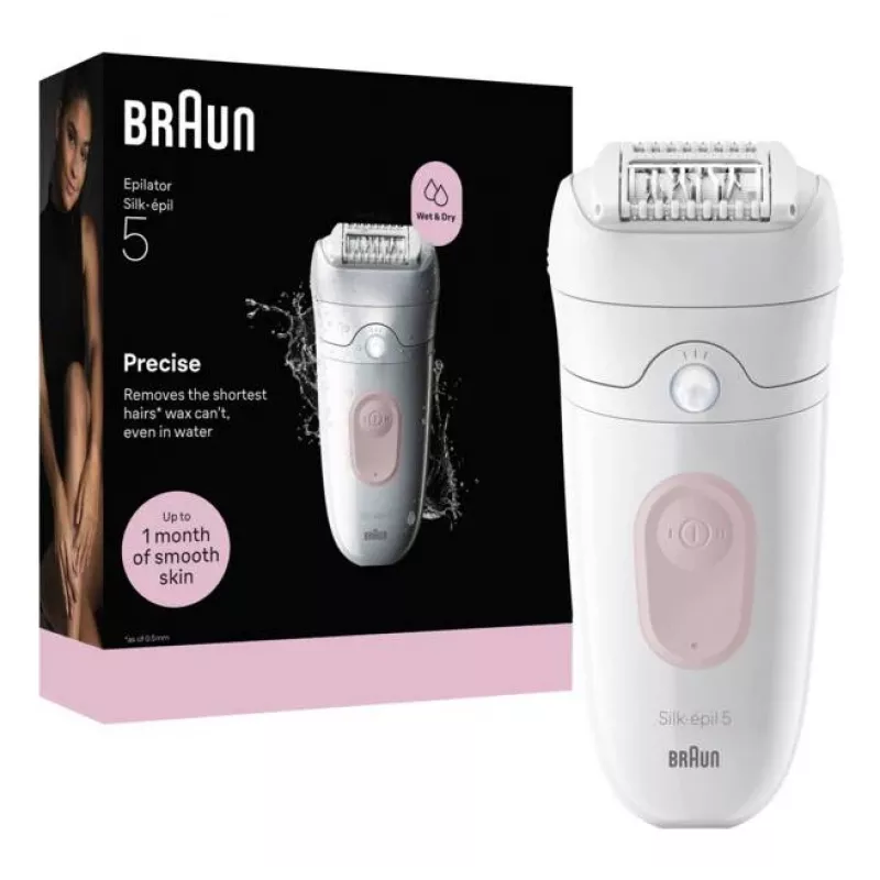 Braun Silk-epil 5-000 28 pincetes Rozā